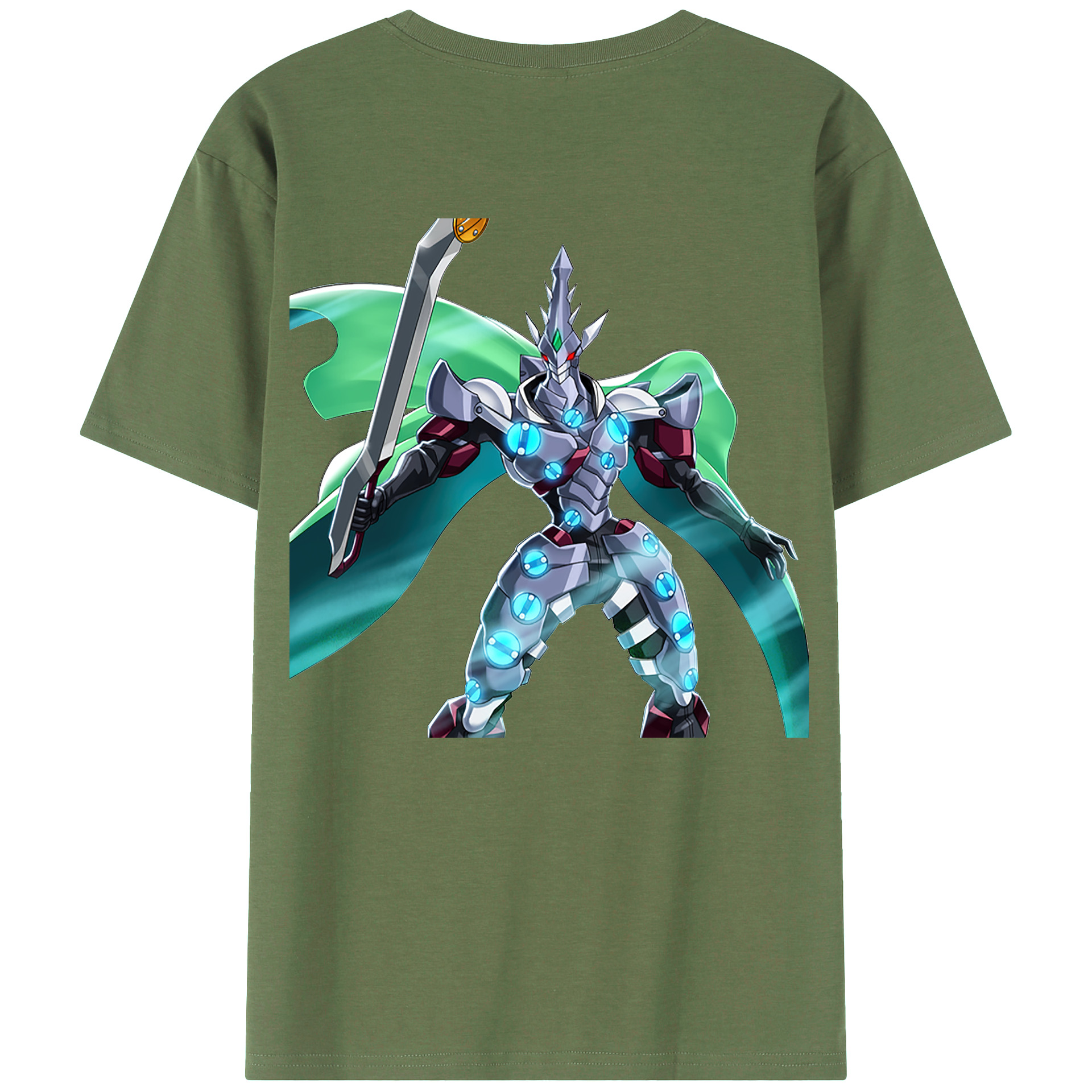 （画像用） 遊☆戯☆王 Yu-Gi-Oh! 綿100％ メンズ半袖Tシャツ（バックプリント） 通気性